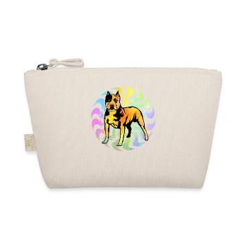 Pitbull Retro - Bio-Täschchen - Natur - Vorne