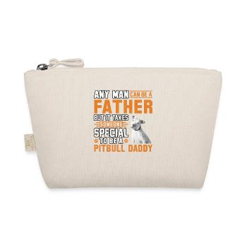 Pitbull Daddy Father - Organic Pouch - nature - Front