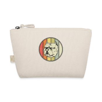 Pitbull Retro - Bio-Täschchen - Natur - Vorne