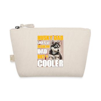 Husky Dad like a regular Dad but Cooler - Bio-Täschchen - Natur - Vorne