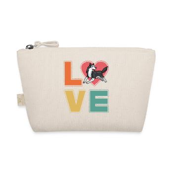 Husky Love - Bio-Täschchen - Natur - Vorne