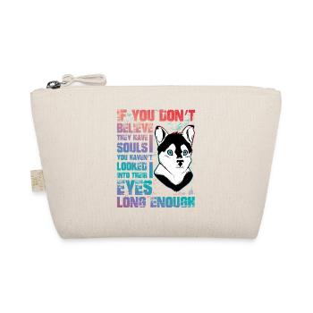 Husky Lustiger Spruch - Bio-Täschchen - Natur - Vorne
