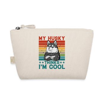 Mon Husky pense que je suis cool - Trousse biologique - nature - Devant