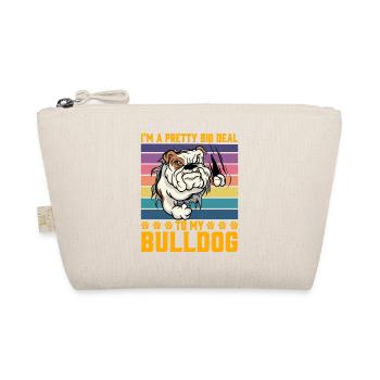 Je suis un gros problème pour mon Bulldog - Trousse biologique - nature - Devant