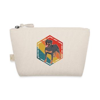Rottweiler Retro - Organic Pouch - nature - Front