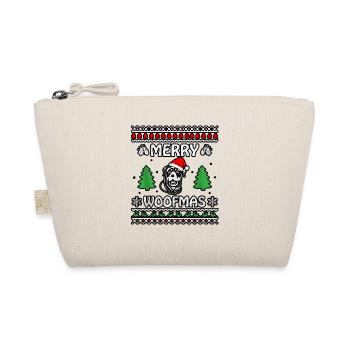 Merry woofmas Rottweiler - Organic Pouch - nature - Front