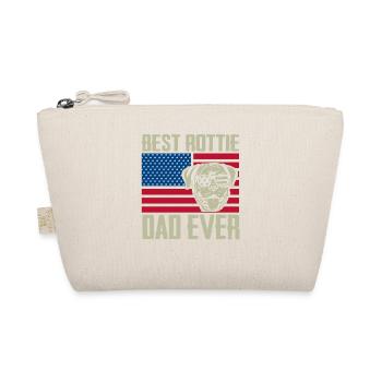 Best rottie dad ever - Organic Pouch - nature - Front