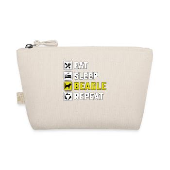 Mangez beagle sommeil répéter - Trousse biologique - nature - Devant