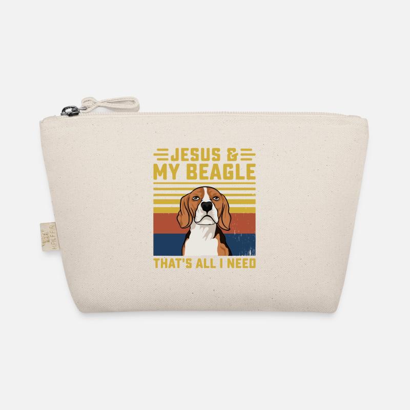 Jesus my Beagle that's all I need Bio-Täschchen