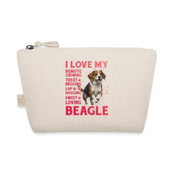 J’aime mon Beagle - Trousse biologique - nature - Devant