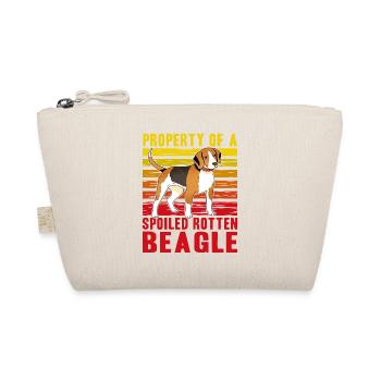 Property of a spoiled rotten Beagle - Bio-Täschchen - Natur - Vorne