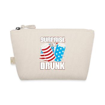 Surprise I'm drunk - Bio-Täschchen - Natur - Vorne