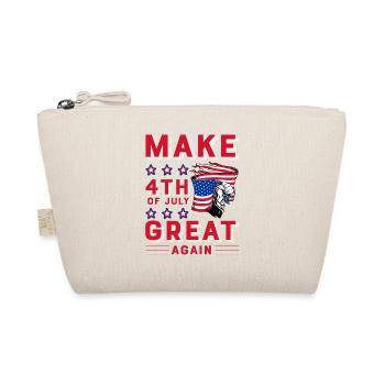 Make 4th of July great again - Organic Pouch - nature - Front