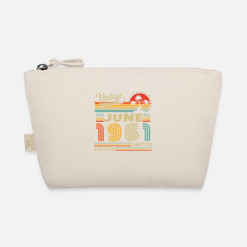 Vintage Retro Juni 1961 Geburtstagsgeschenk Bio-Täschchen