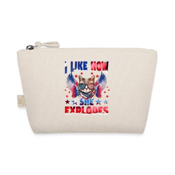 I like how she explodes - Organic Pouch - nature - Front