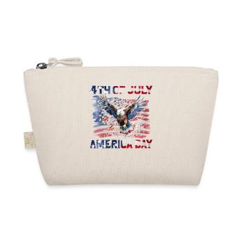 4th of july America Day - Bio-Täschchen - Natur - Vorne