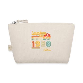 legendary since June 1998 Birthday Gift - Organic Pouch - nature - Front
