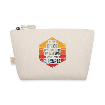 I like beer my Labrador and maybe 3 people - Organic Pouch - nature - Front