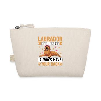 Labrador Retrievers always have your back - Organic Pouch - nature - Front