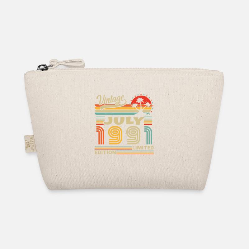 Vintage Juli 1991 Retro Geburtstagsgeschenk Bio-Täschchen