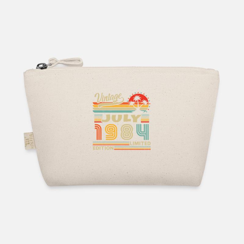 Vintage Juli 1984, Retro Geburtstagsgeschenk - Bio-Täschchen - Natur