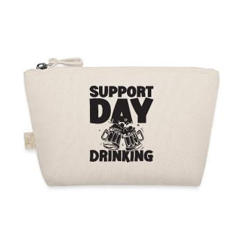 Support Day Drinking Squad Party and Drinking Beer - Organic Pouch - nature - Front