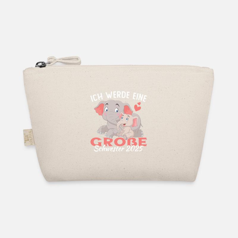 Ich Werde eine Große Schwester 2025 Bio-Täschchen