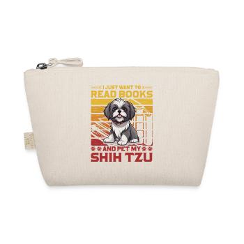 Je veux juste lire des livres et caresser mon Shih Tzu - Trousse biologique - nature - Devant