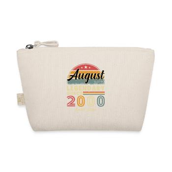 August 2000 Vintage Retro Geburtstagsgeschenk - Bio-Täschchen - Natur - Vorne