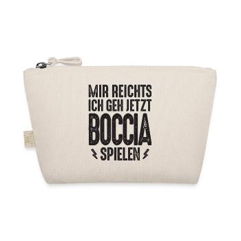 Mir reichts ich geh jetzt Boccia spielen Petanque - Bio-Täschchen - Natur - Vorne