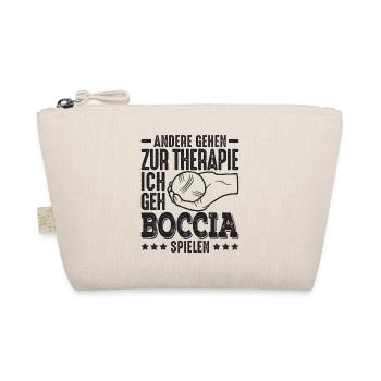 Mir reichts ich geh jetzt Boccia spielen Petanque - Bio-Täschchen - Natur - Vorne