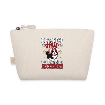 Havanese hair the new fashion accessory - Organic Pouch - nature - Front