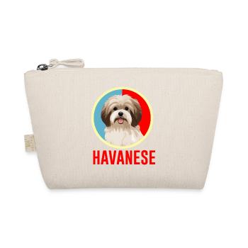 Havaneser Retro - Bio-Täschchen - Natur - Vorne