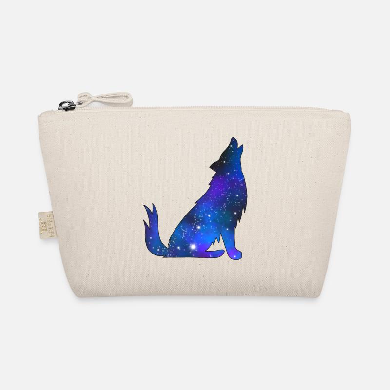 Galaxy Wolf - Bio-Täschchen - Natur