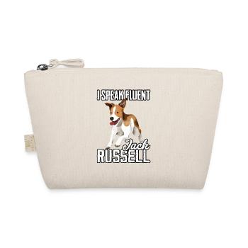 I speak fluent Jack Russell - Organic Pouch - nature - Front
