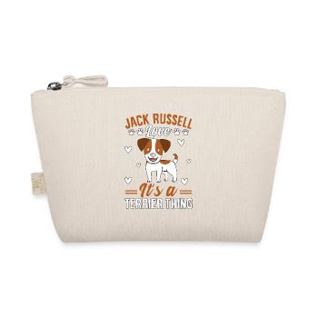 Jack Russell J’adore c’est un truc de Terrier - Trousse biologique - nature - Devant