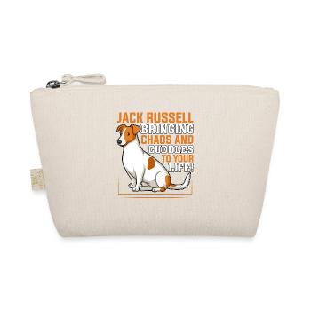 Jack Russell bringing chaos and cuddles to your - Organic Pouch - nature - Front