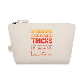 Stubborn Jack Russell Tricks - Bio-Täschchen - Natur - Vorne