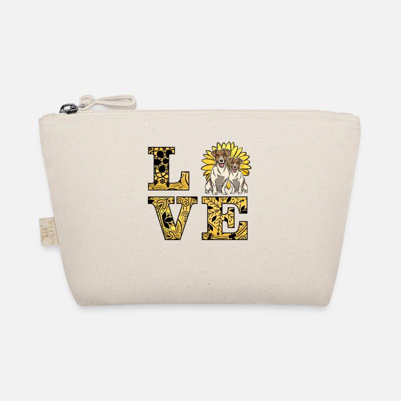 Jack Russell Love - Bio-Täschchen - Natur
