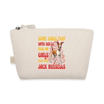 Jack Russell Girl - Bio-Täschchen - Natur - Vorne