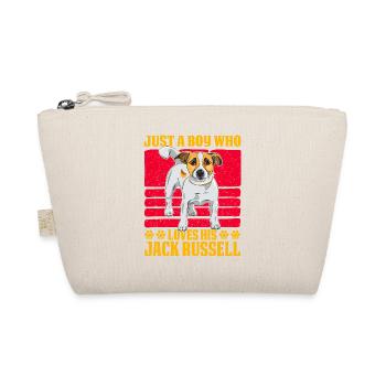 Juste un garçon qui aime son Jack Russell - Trousse biologique - nature - Devant
