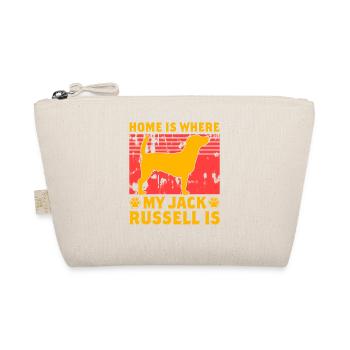 Home is where my Jack Russell is - Organic Pouch - nature - Front