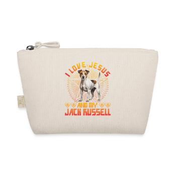 J’aime Jésus et mon Jack Russell - Trousse biologique - nature - Devant