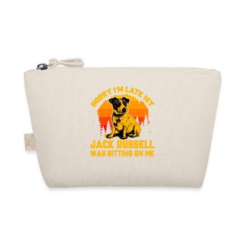 Désolé, je suis en retard, mon Jack Russell était assis sur moi - Trousse biologique - nature - Devant