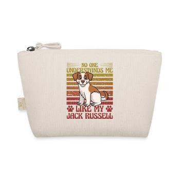 No one understands me like my Jack Russell - Organic Pouch - nature - Front