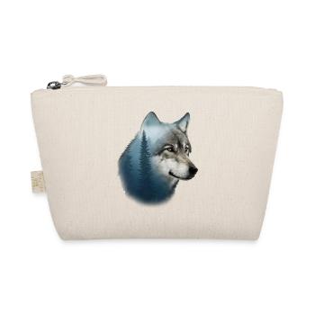 Wolf - Organic Pouch - nature - Front