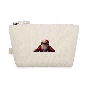 Funny Christmas designs with Santa Claus - Organic Pouch - nature - Front