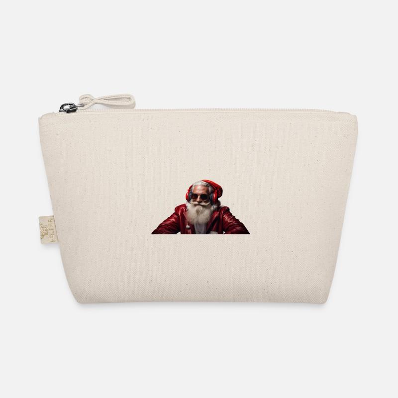 Lustige Weihnachtsdesigns Mit Dem Weihnachtsmann Bio-Täschchen