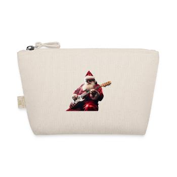 Santa Claus plays guitar for everyone - Organic Pouch - nature - Front