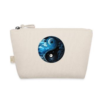 Yin Yang Mond - Bio-Täschchen - Natur - Vorne